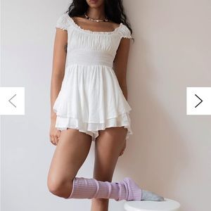 Urban outfitters white romper